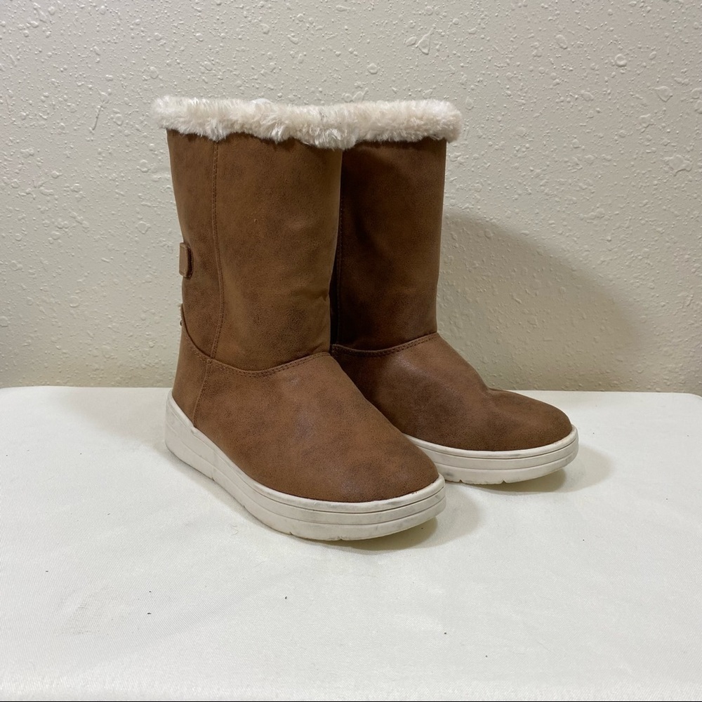 Cat & Jack winter boots Kids Size1  Faux Suede Winter Ski Boots NWOT